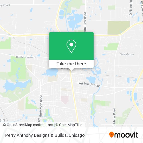 Perry Anthony Designs & Builds map