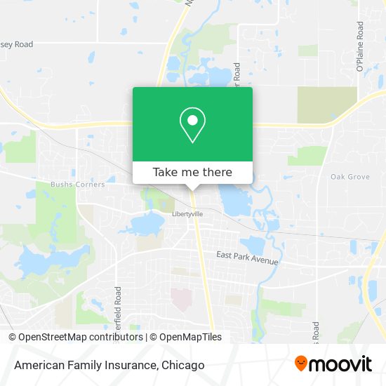 American Family Insurance map