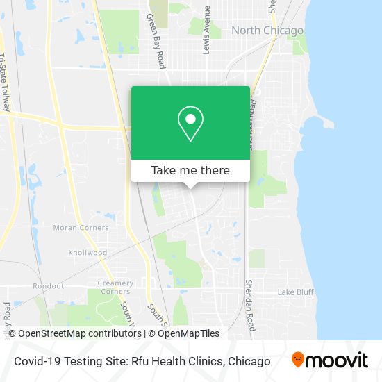 Covid-19 Testing Site: Rfu Health Clinics map