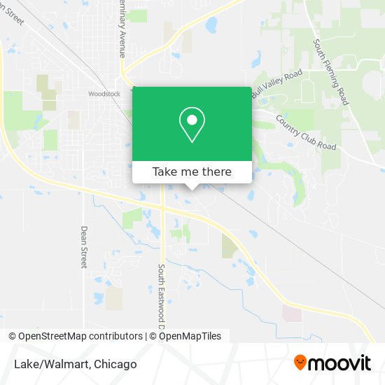 Lake/Walmart map