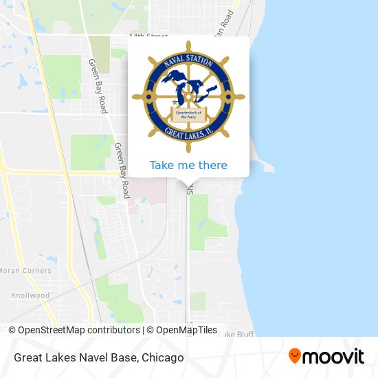 Mapa de Great Lakes Navel Base