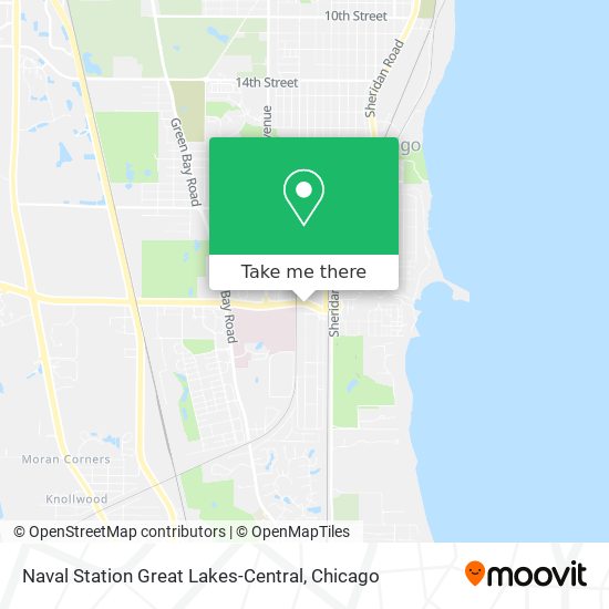 Mapa de Naval Station Great Lakes-Central
