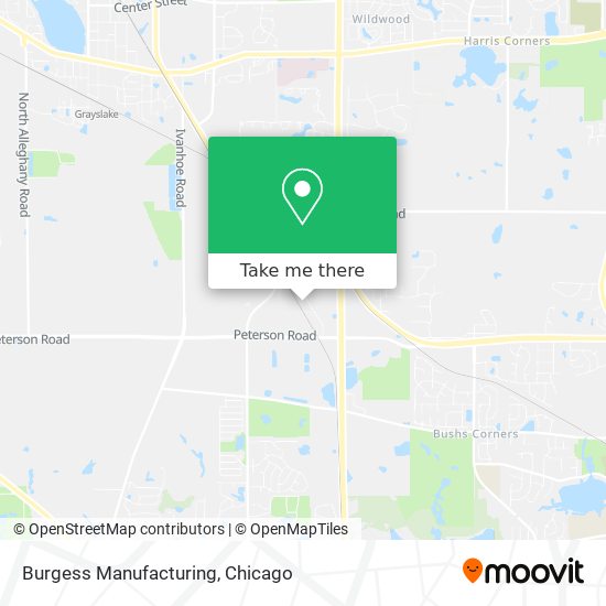 Burgess Manufacturing map