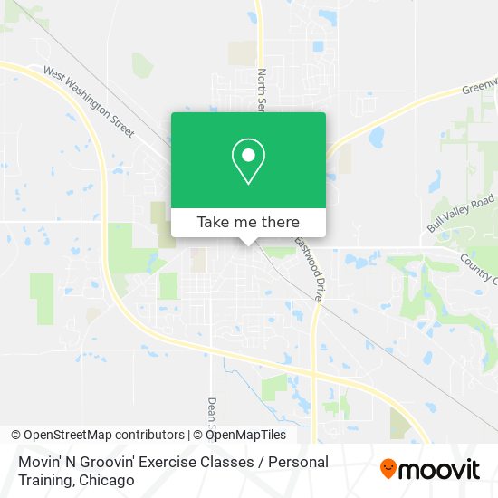 Movin' N Groovin' Exercise Classes / Personal Training map