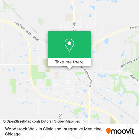 Mapa de Woodstock Walk in Clinic and Integrative Medicine