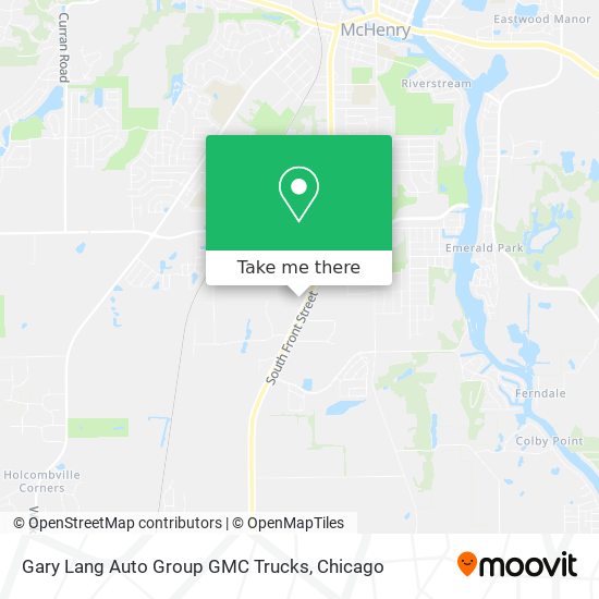 Gary Lang Auto Group GMC Trucks map