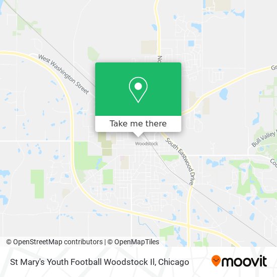 St Mary's Youth Football Woodstock Il map