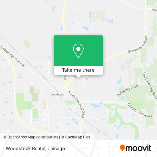 Woodstock Rental map