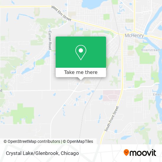 Mapa de Crystal Lake/Glenbrook