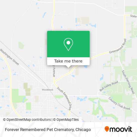 Forever Remembered Pet Crematory map