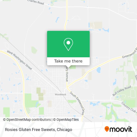 Rosies Gluten Free Sweets map