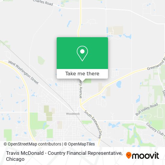 Mapa de Travis McDonald - Country Financial Representative