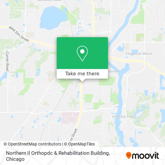 Northern Il Orthopdc & Rehabilitation Building map