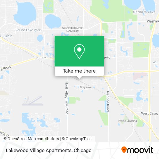 Mapa de Lakewood Village Apartments