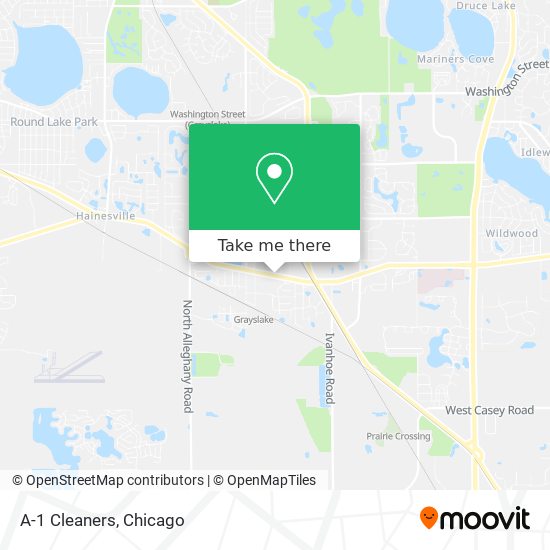 A-1 Cleaners map