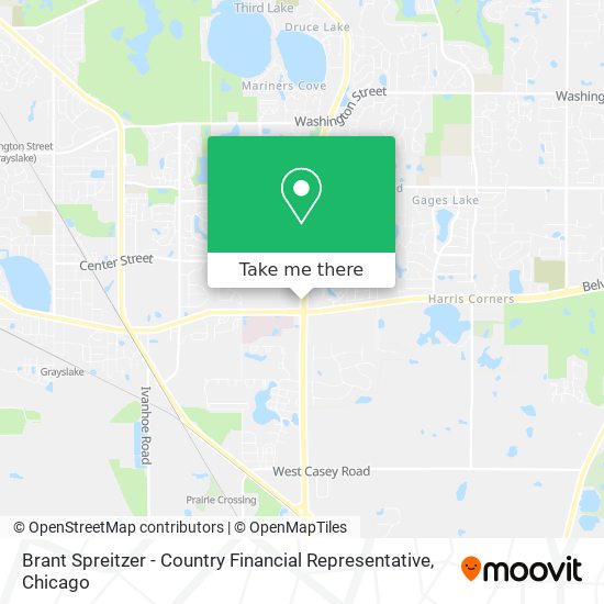 Brant Spreitzer - Country Financial Representative map