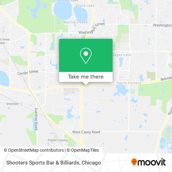 Shooters Sports Bar & Billiards map