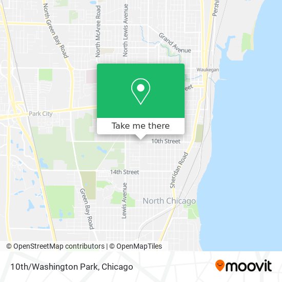 Mapa de 10th/Washington Park
