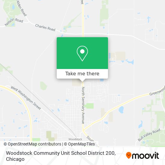 Woodstock Community Unit School District 200 map