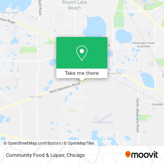 Community Food & Liquor map