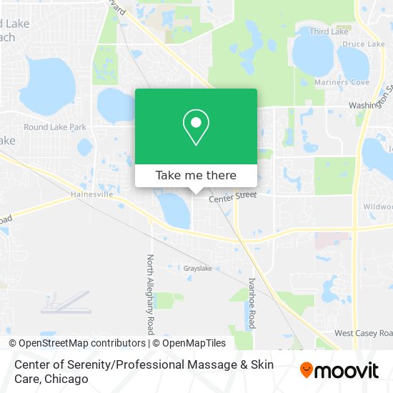 Mapa de Center of Serenity / Professional Massage & Skin Care