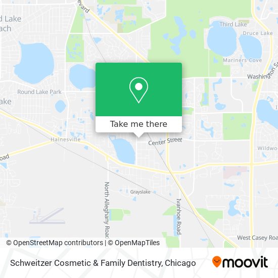 Mapa de Schweitzer Cosmetic & Family Dentistry