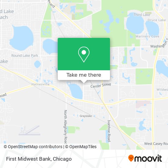 First Midwest Bank map