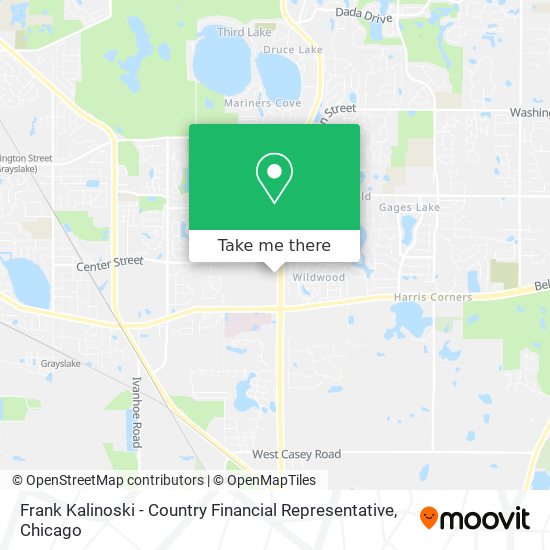 Frank Kalinoski - Country Financial Representative map