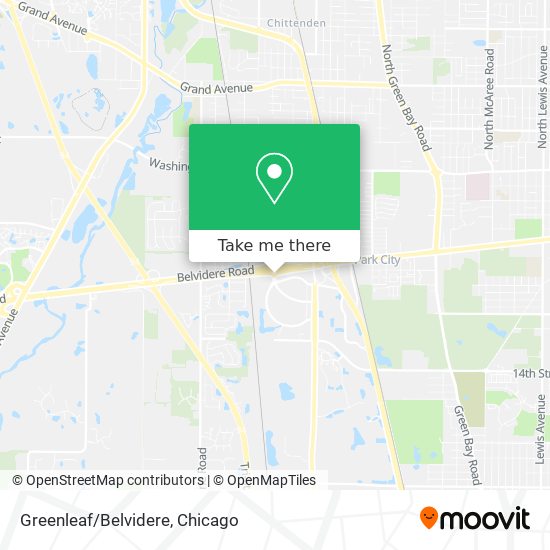 Greenleaf/Belvidere map