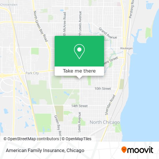 American Family Insurance map