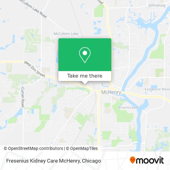 Mapa de Fresenius Kidney Care McHenry