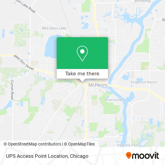 Mapa de UPS Access Point Location