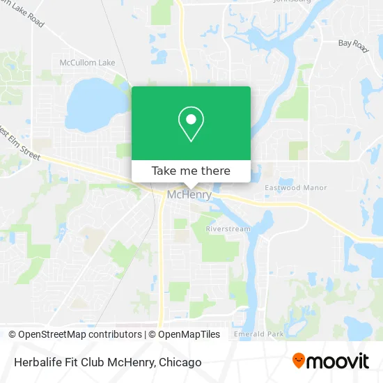 Herbalife Fit Club McHenry map