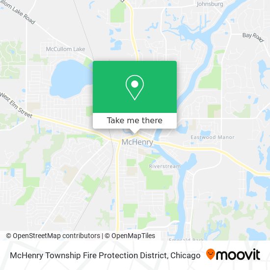 Mapa de McHenry Township Fire Protection District