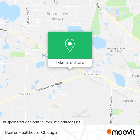 Baxter Healthcare map
