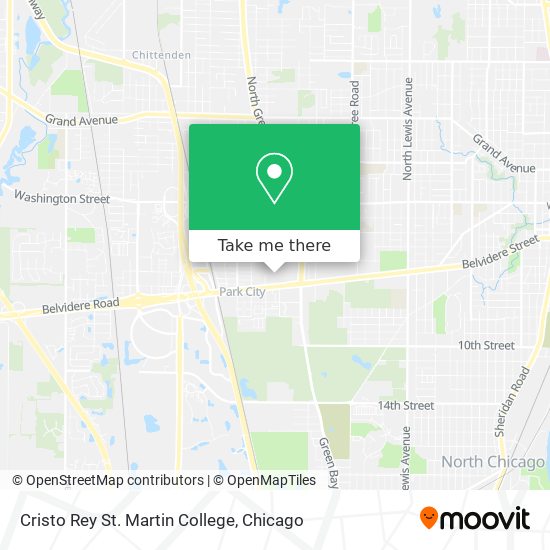 Cristo Rey St. Martin College map