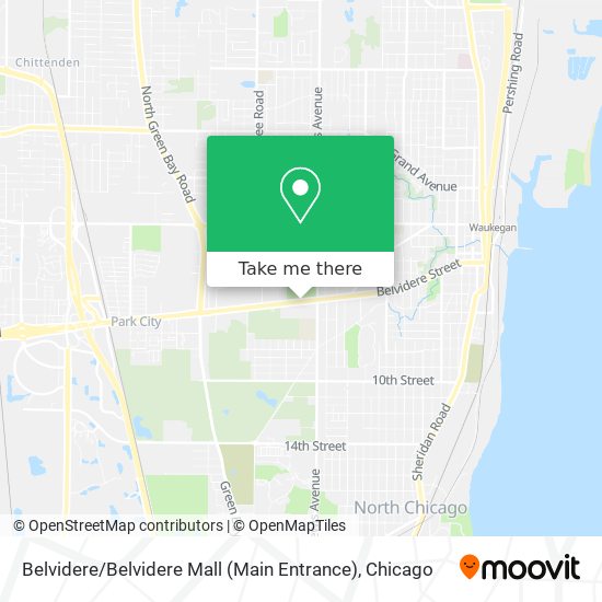 Mapa de Belvidere / Belvidere Mall (Main Entrance)