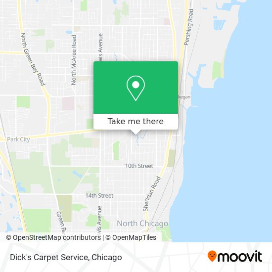 Dick's Carpet Service map