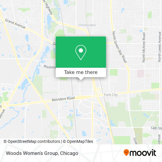 Woods Women's Group map