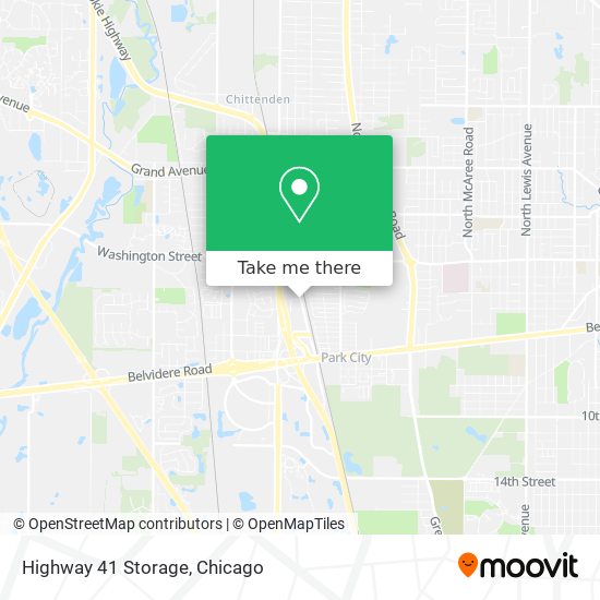 Highway 41 Storage map