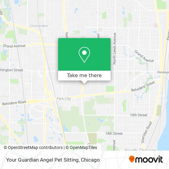 Your Guardian Angel Pet Sitting map