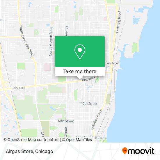 Airgas Store map