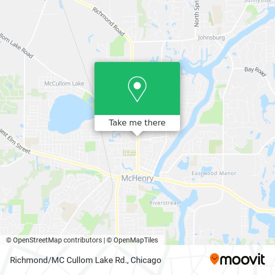 Richmond/MC Cullom Lake Rd. map