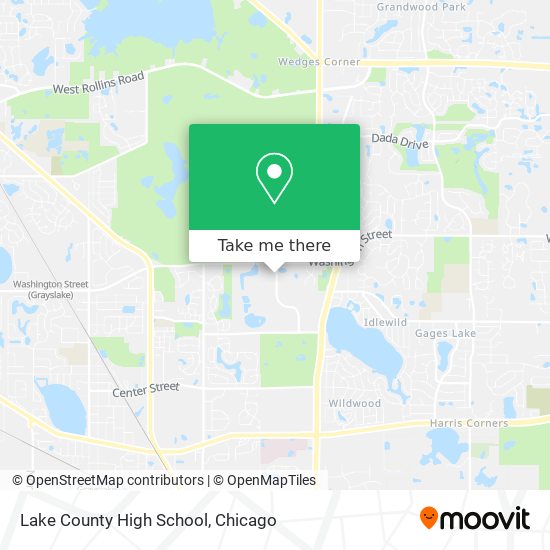 Mapa de Lake County High School