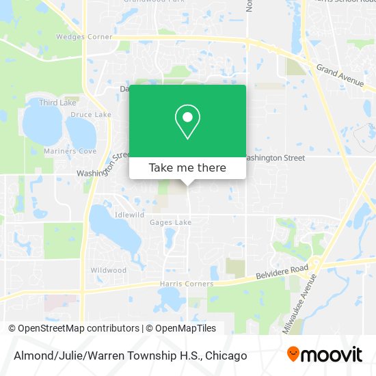 Mapa de Almond / Julie / Warren Township H.S.