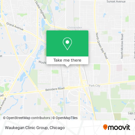 Mapa de Waukegan Clinic Group