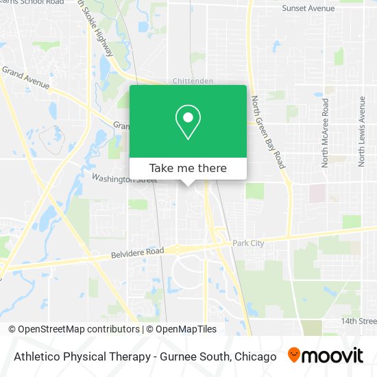 Athletico Physical Therapy - Gurnee South map