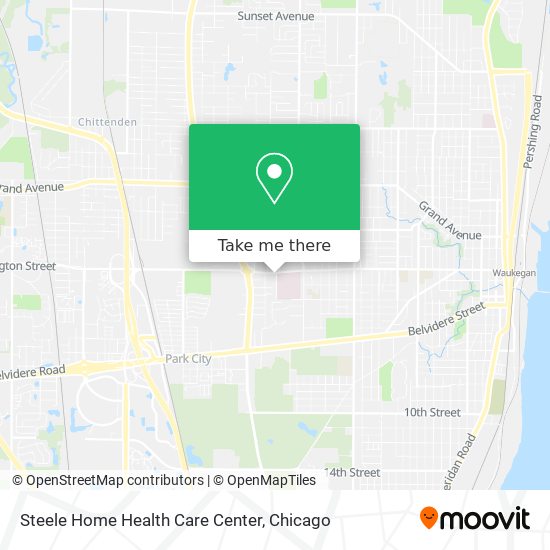 Steele Home Health Care Center map