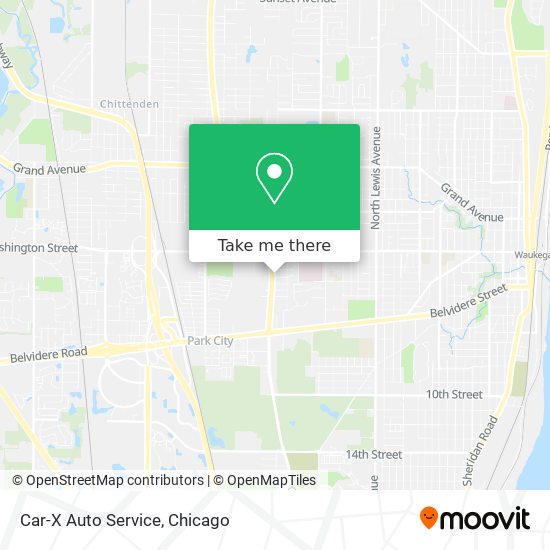 Car-X Auto Service map