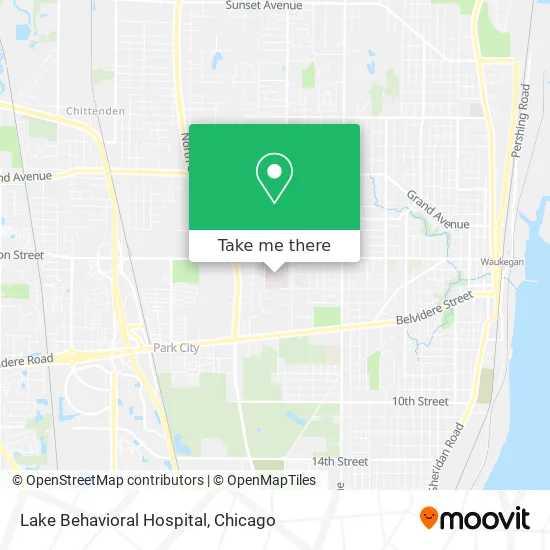 Lake Behavioral Hospital map